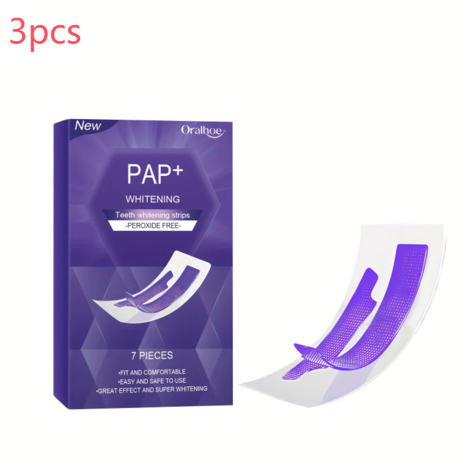 Whitening Teeth Strips Purple Teeth Strips Dry-Application