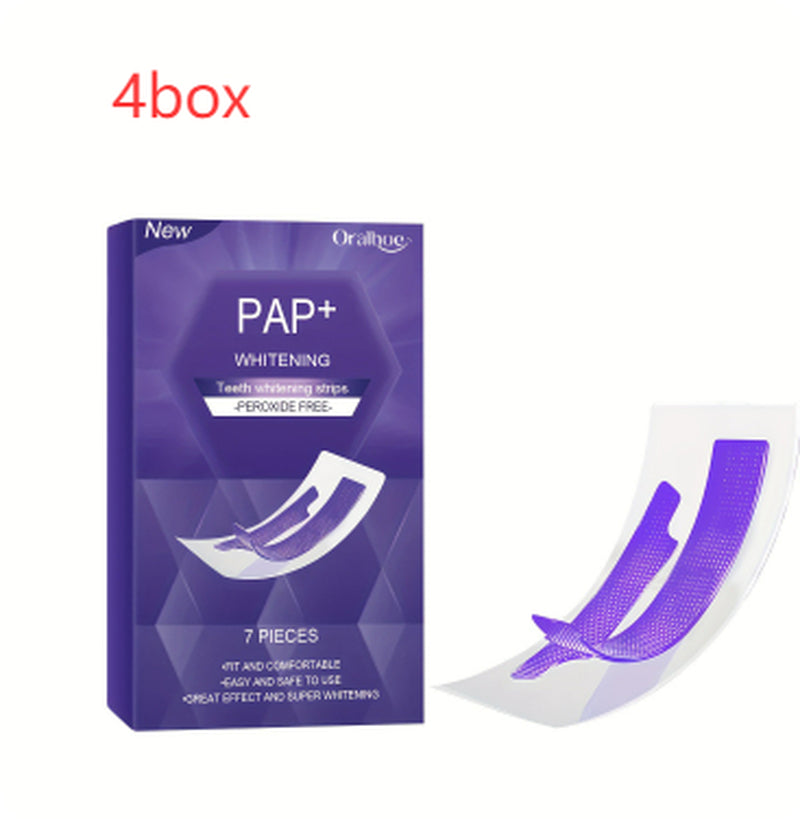 Whitening Teeth Strips Purple Teeth Strips Dry-Application