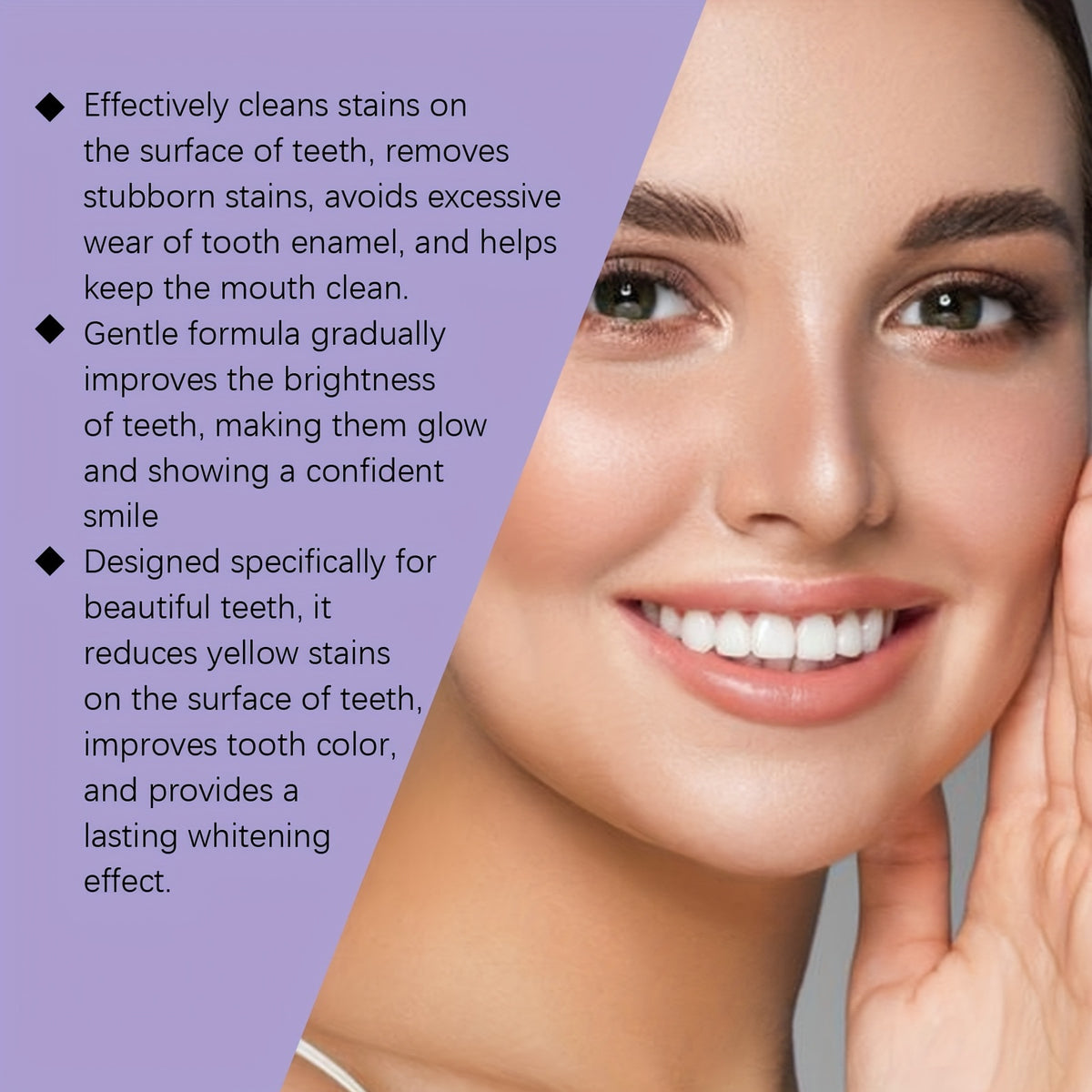 Whitening Teeth Strips Purple Teeth Strips Dry-Application