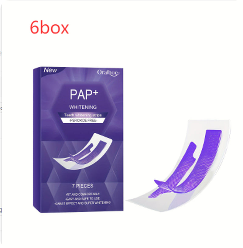 Whitening Teeth Strips Purple Teeth Strips Dry-Application